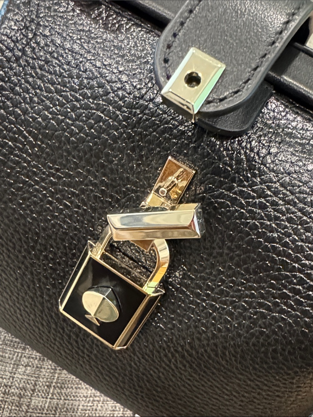 Kate Spade New York Bag Small Remedy Black Leather Top-Handle Crossbody Bag EUC - Picture 15 of 17